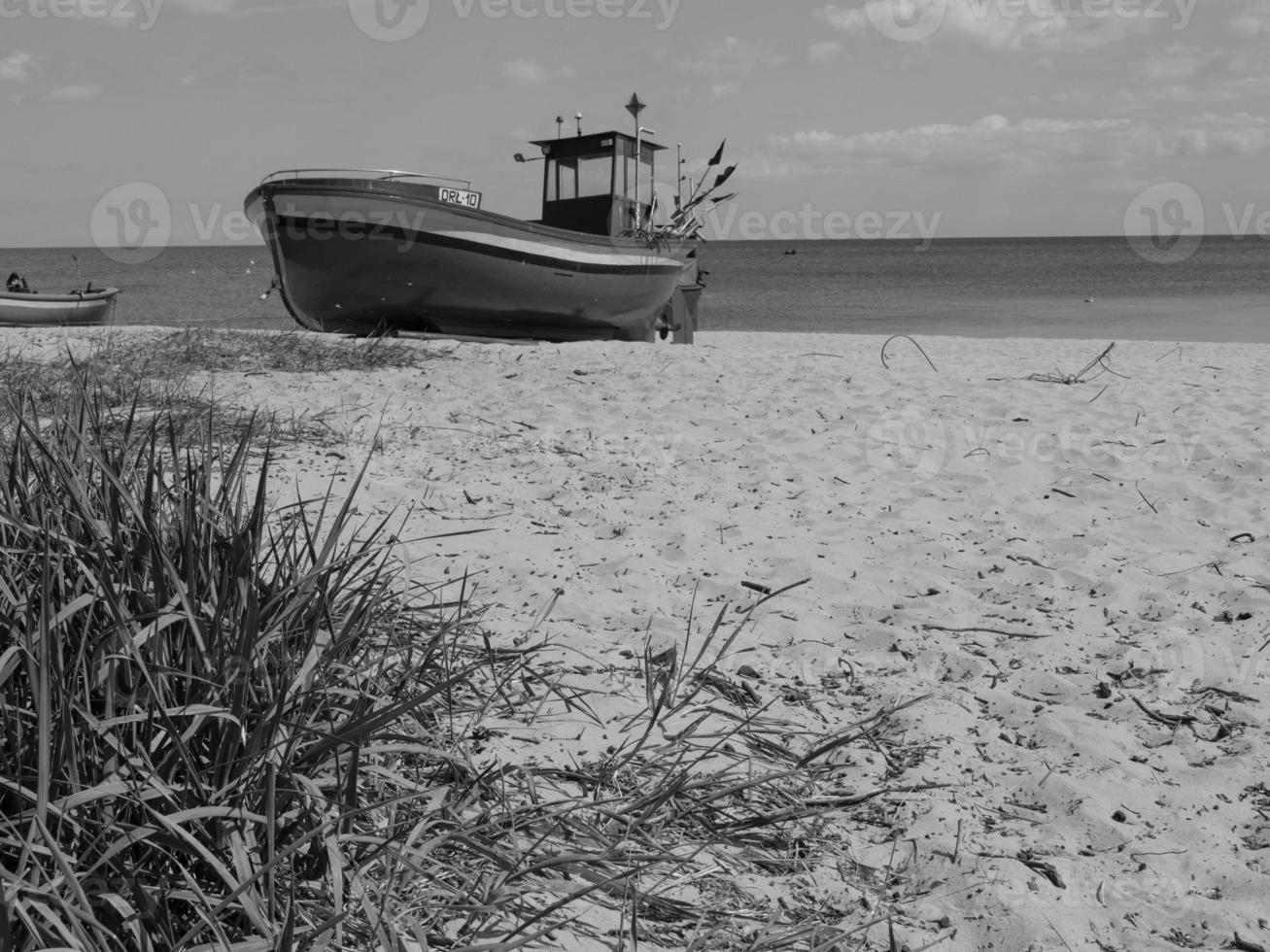 at the baltic sea in poland photo