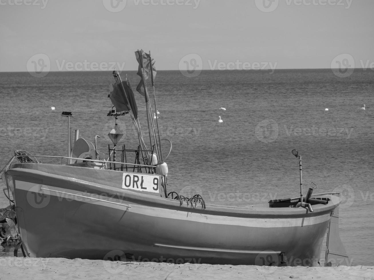 at the baltic sea in poland photo