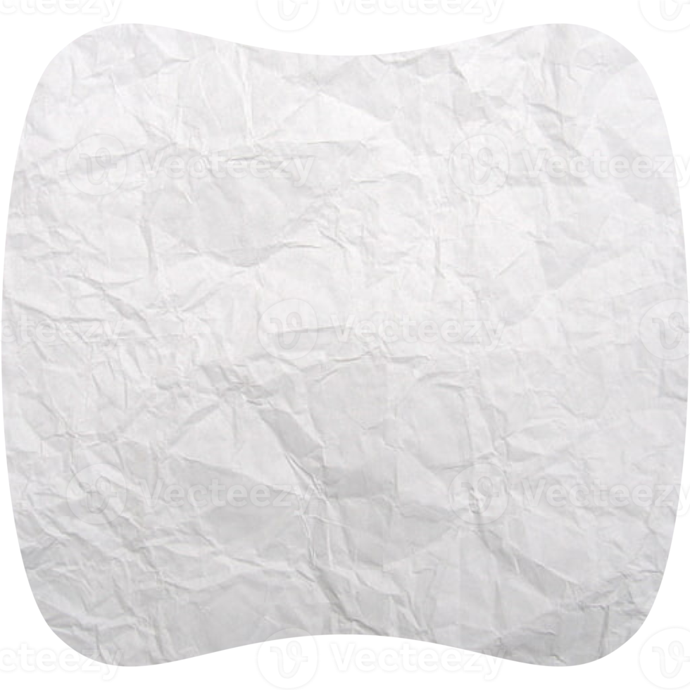 vintage scratched paper sheet in basic shape collection png