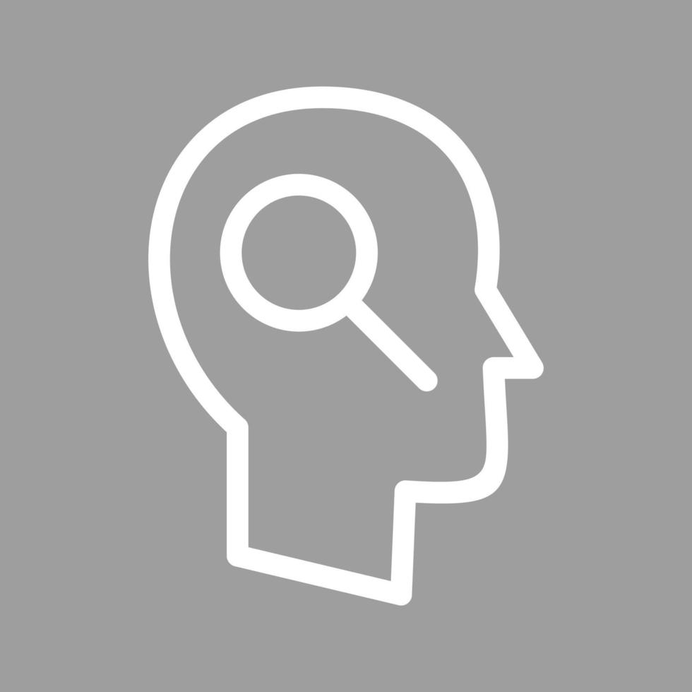 Intelligent Search Line Color Background Icon vector