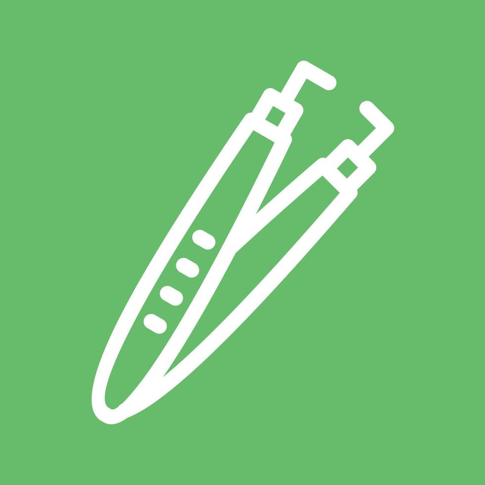 Forceps I Line Color Background Icon vector