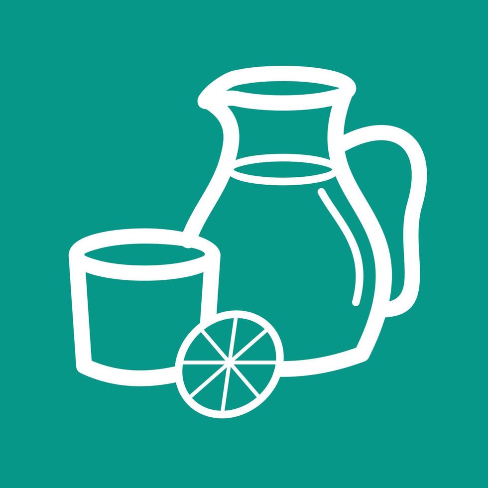 Sangria Line Color Background Icon vector