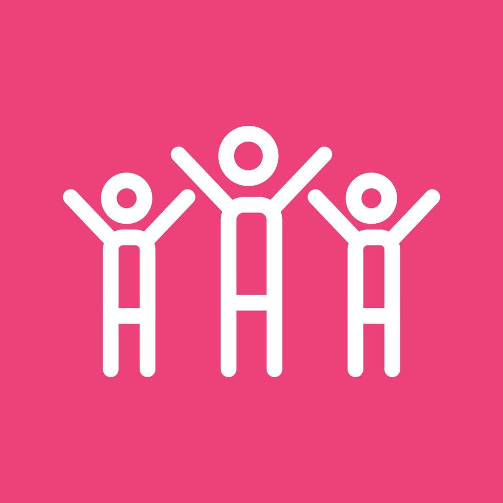 Community Collaboration Line Color Background Icon vector