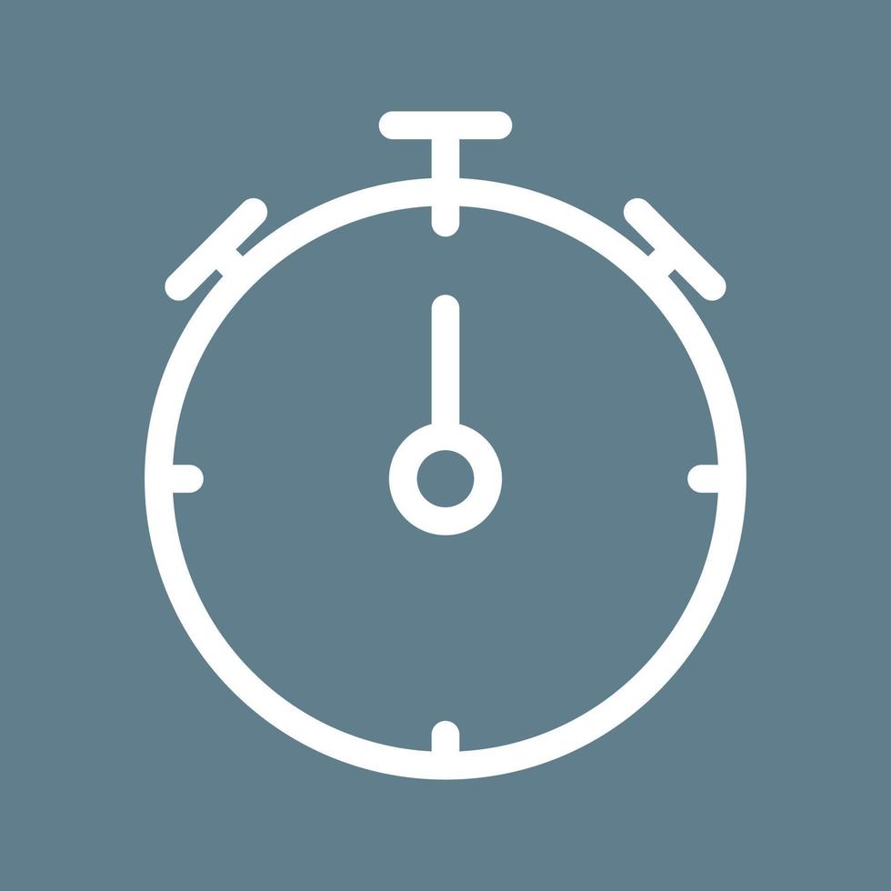 Stopwatch Line Color Background Icon vector