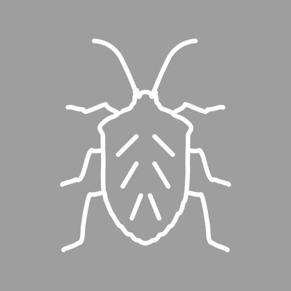 Insect Line Color Background Icon vector