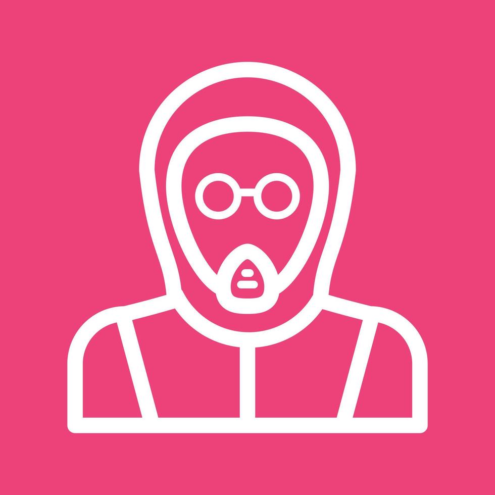 Tester Line Color Background Icon vector