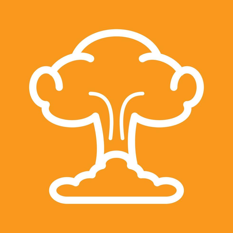 Blast Line Color Background Icon vector