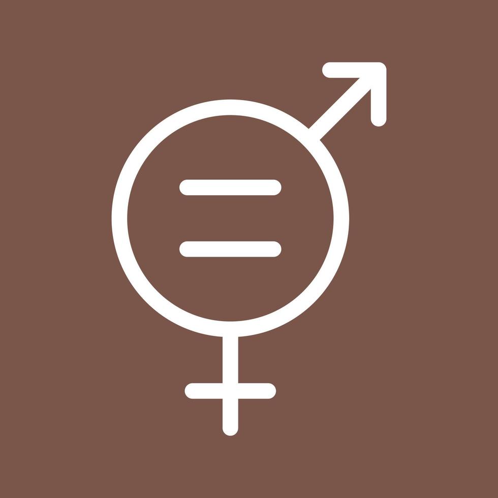 Gender Equality Line Color Background Icon vector