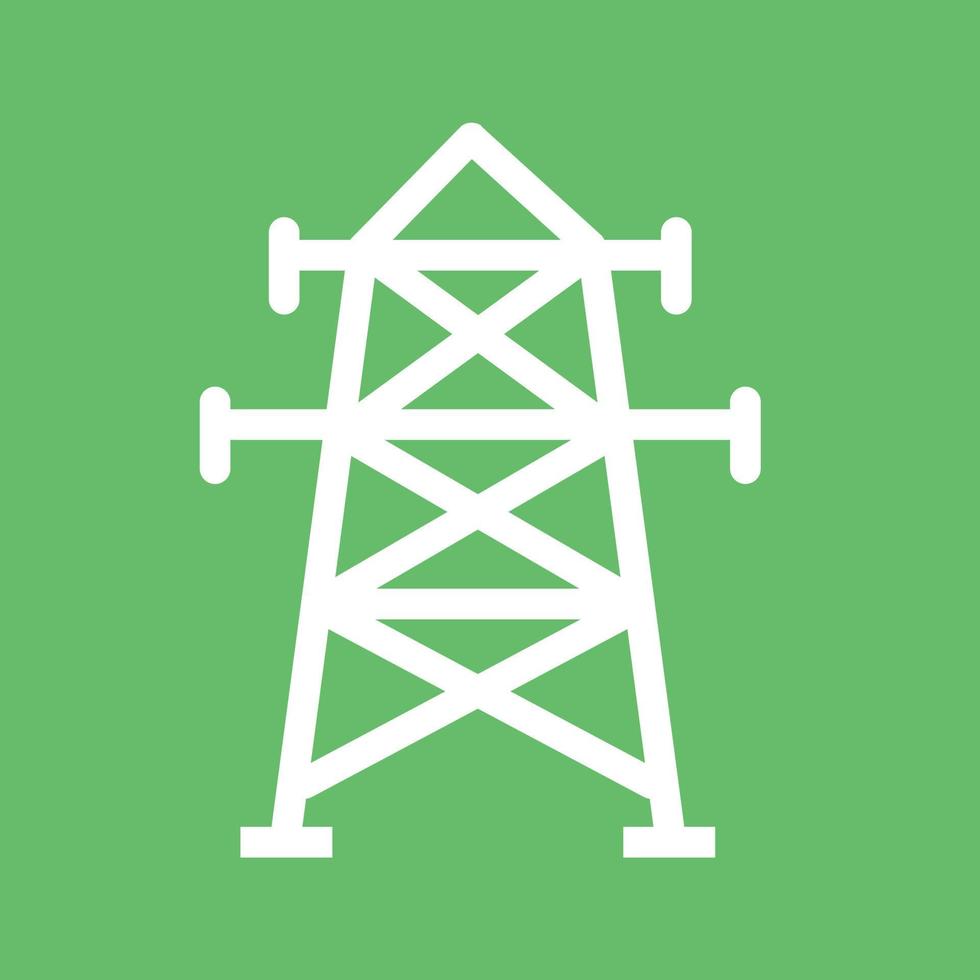 Power Line Line Color Background Icon vector