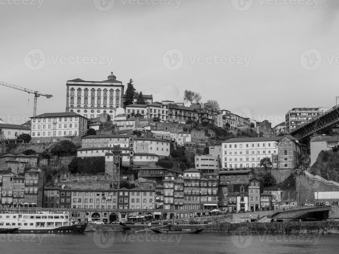 porto at the douro river photo