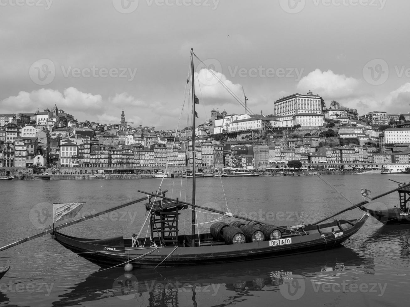 porto at the douro river photo