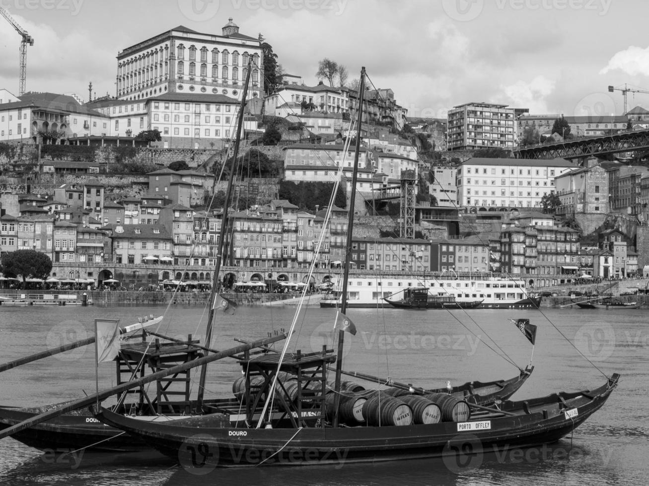 porto at the douro river photo