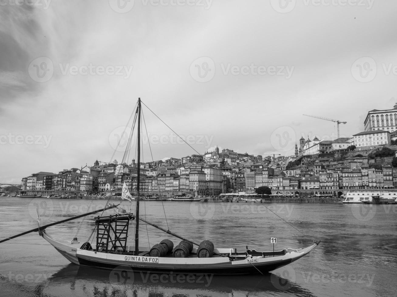 porto at the douro river photo