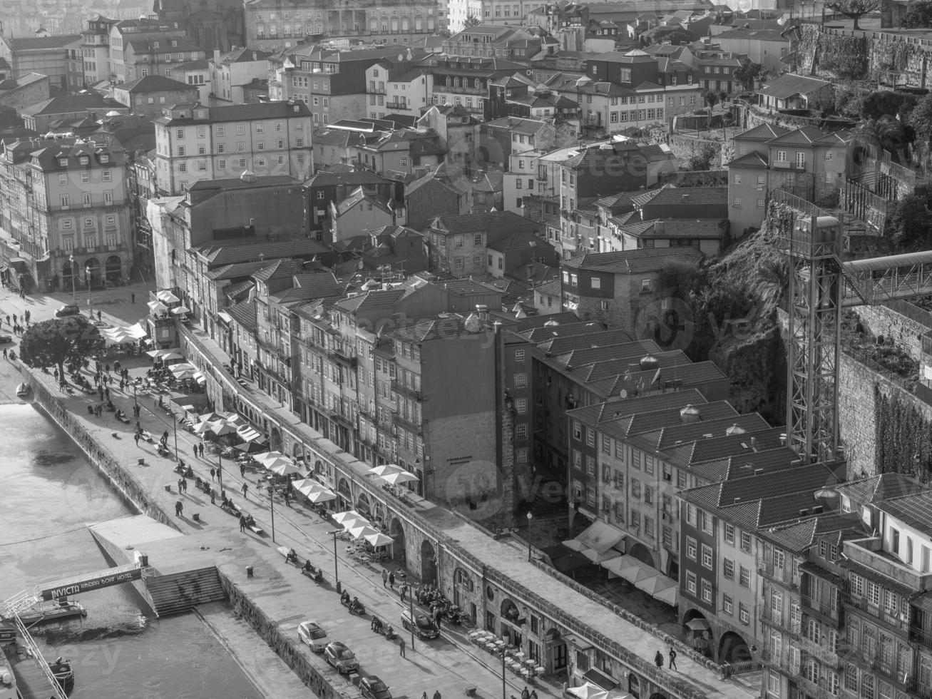 porto at the douro river photo