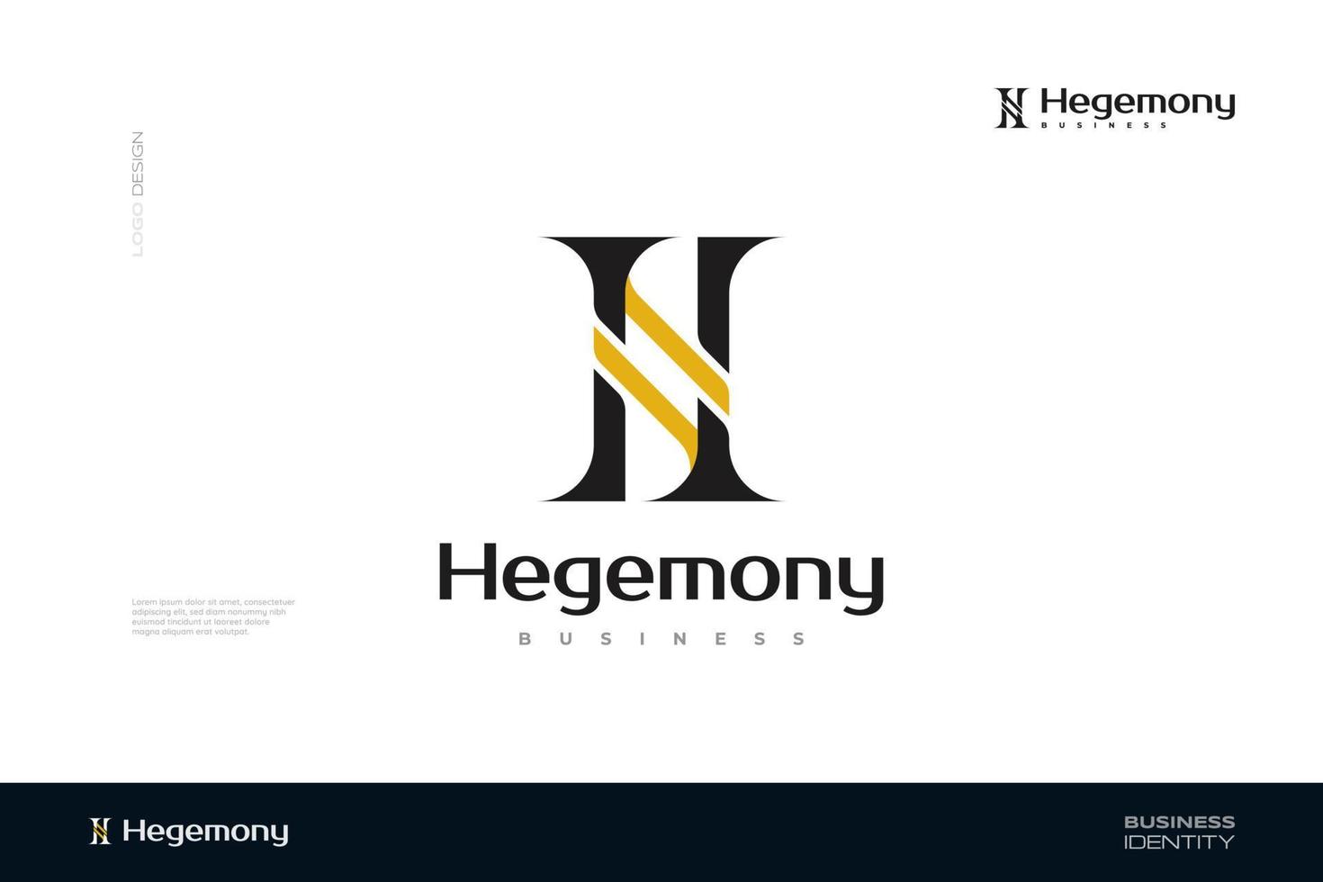 Elegant and Minimalist Letter H Logo Design for Business and Brand Identity vector