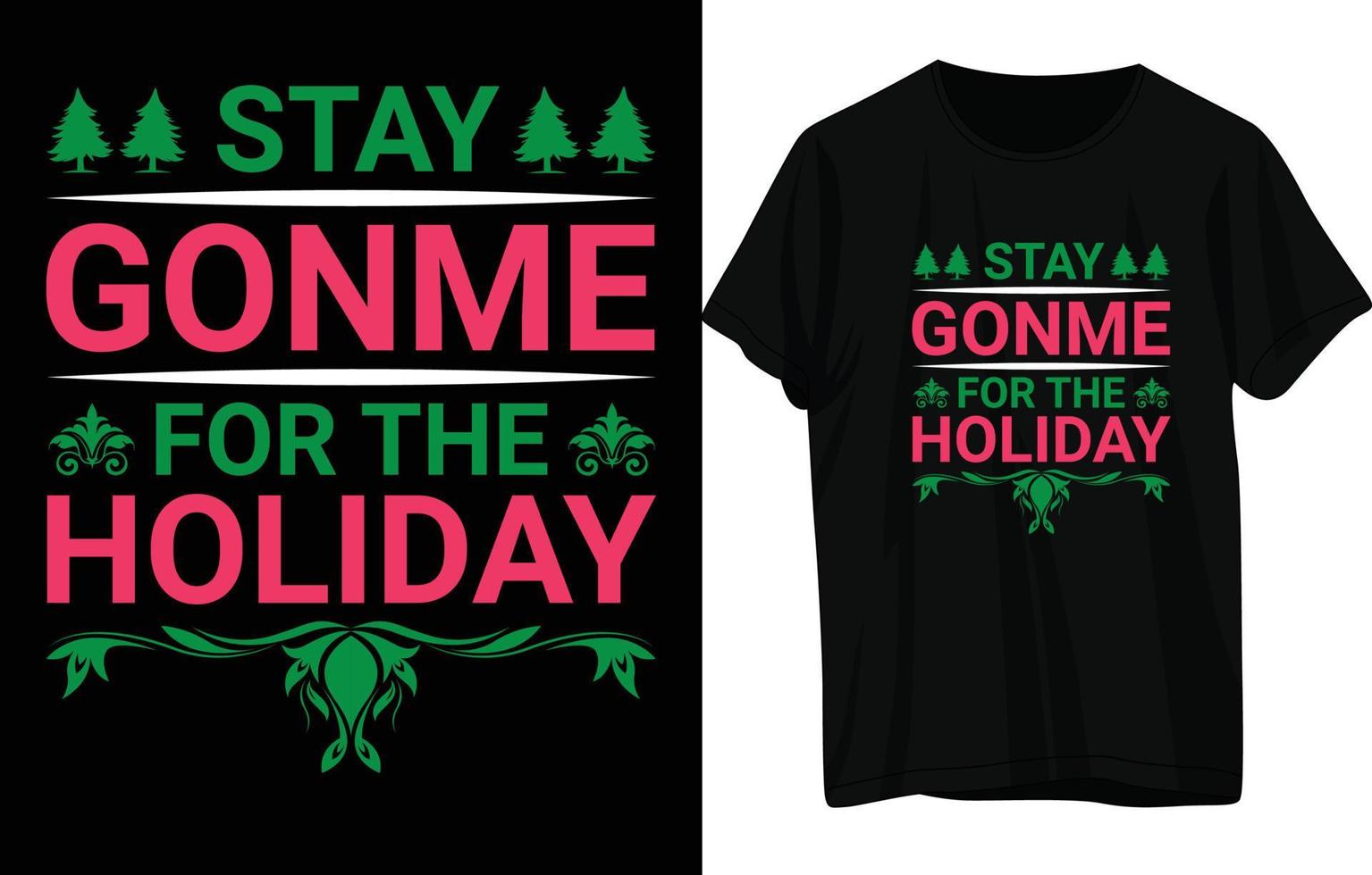 Christmas T-Shirt Design vector