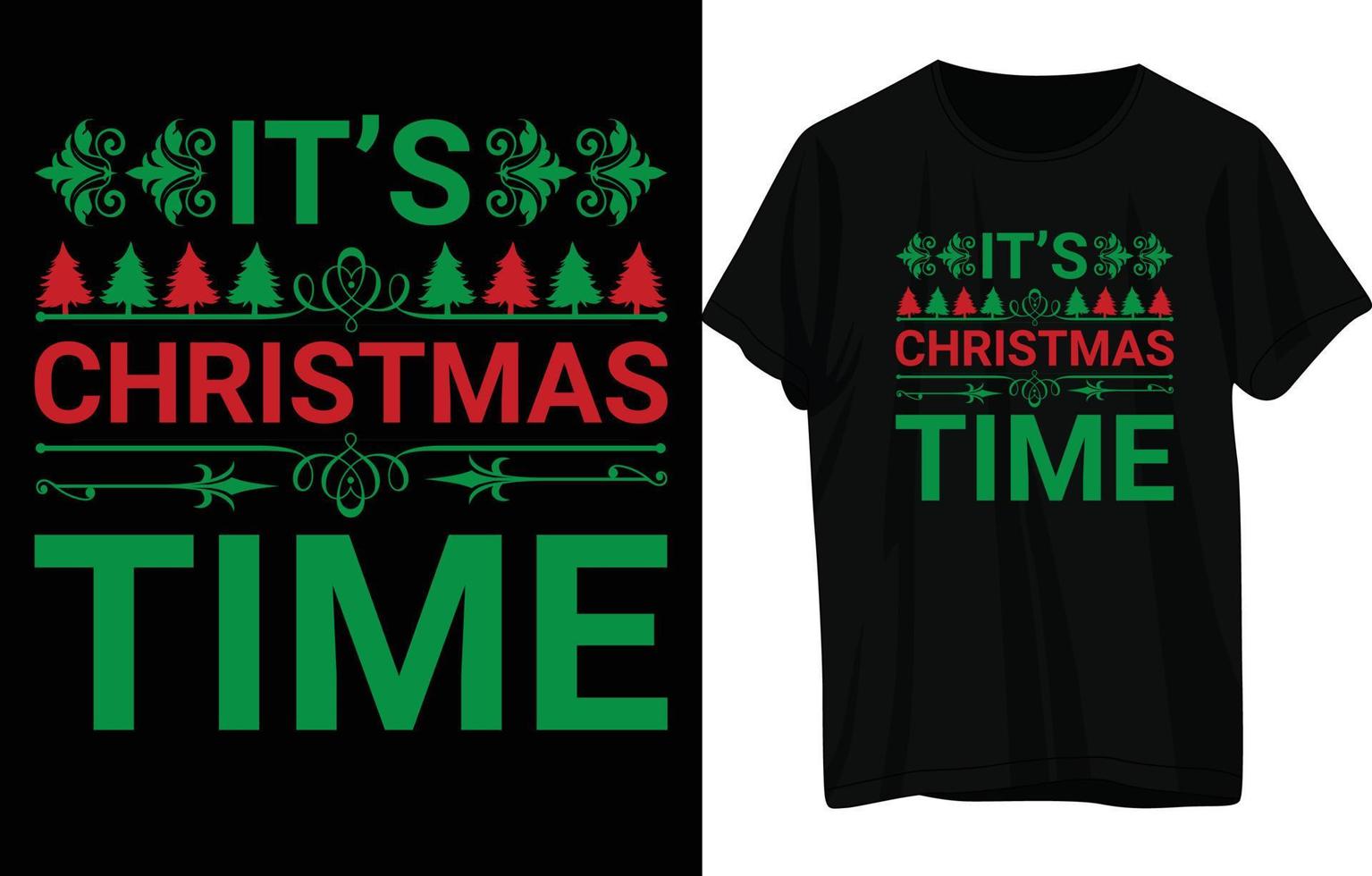 Christmas T-Shirt Design vector