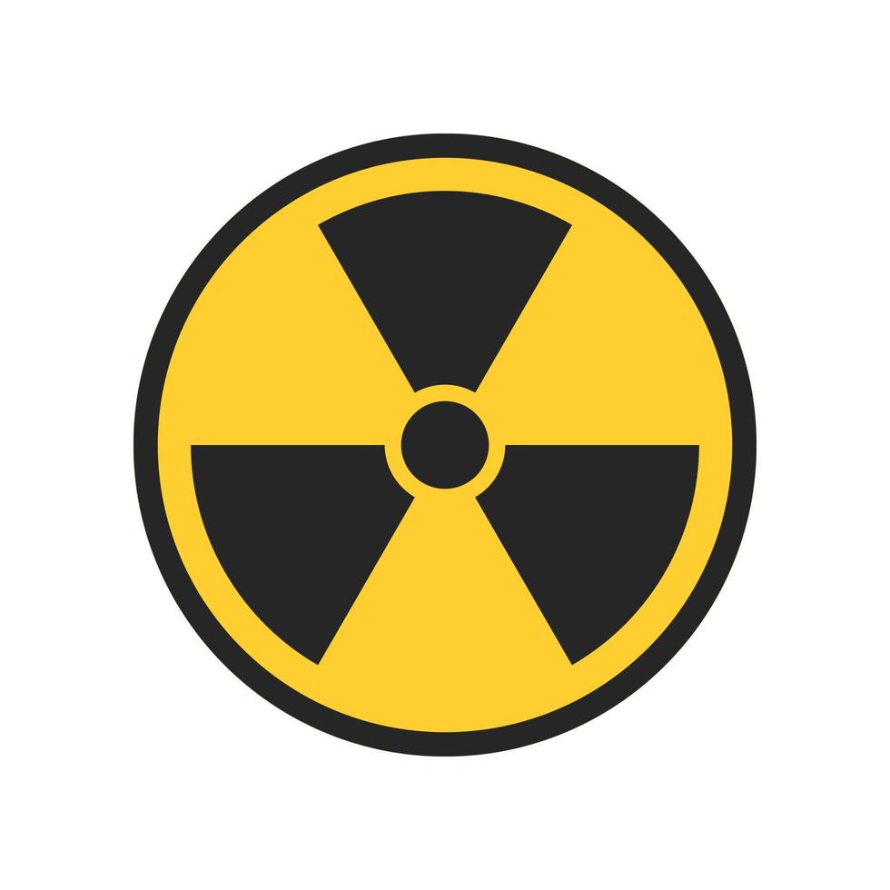 Radiation symbol isolated on white background 16730171 Vector Art at