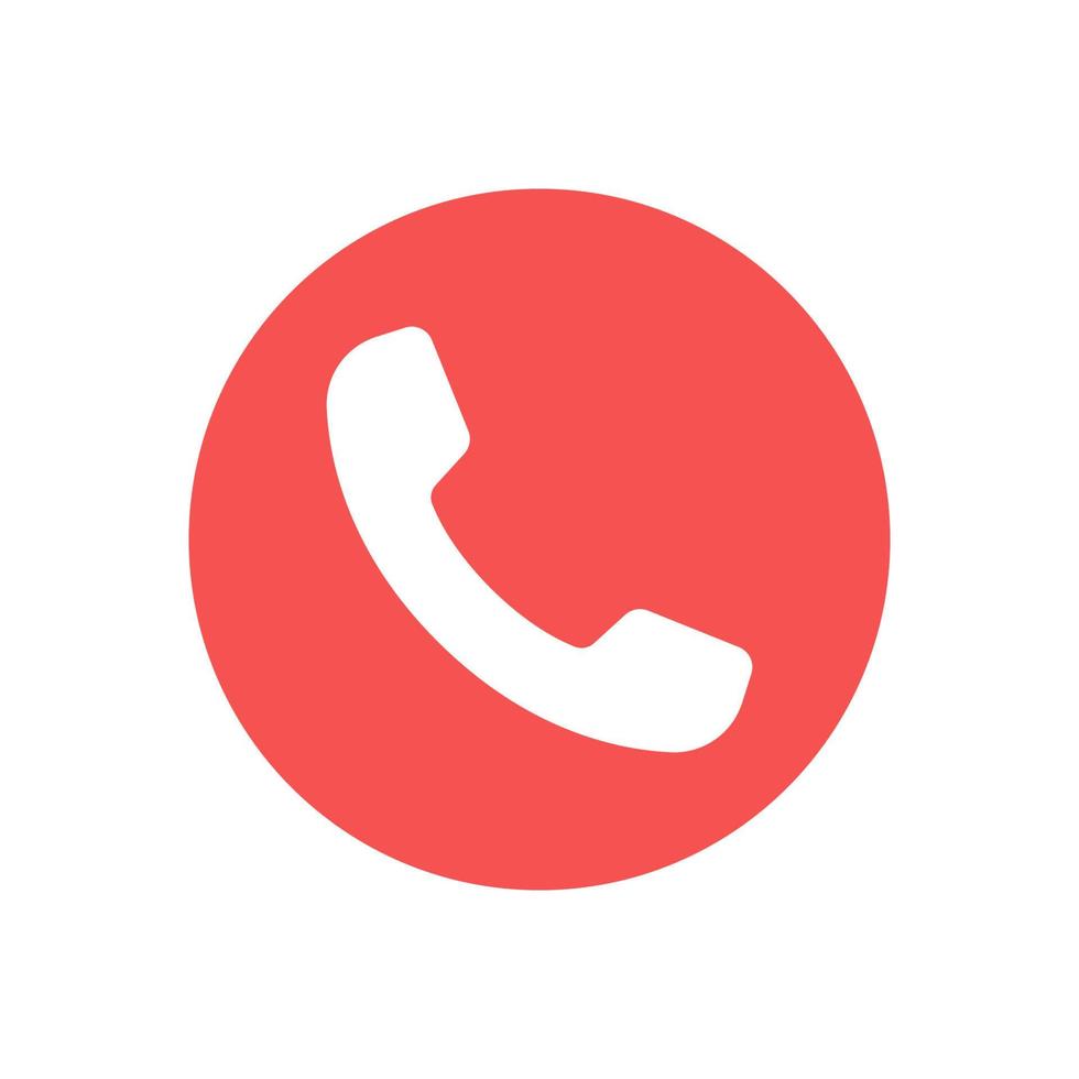 Phone icon isolated on white background vector