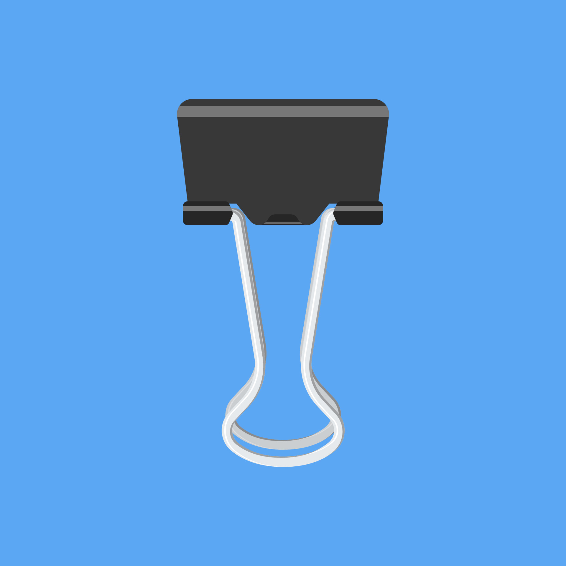 Binder clip vector isolated 16730185 Vector Art at Vecteezy