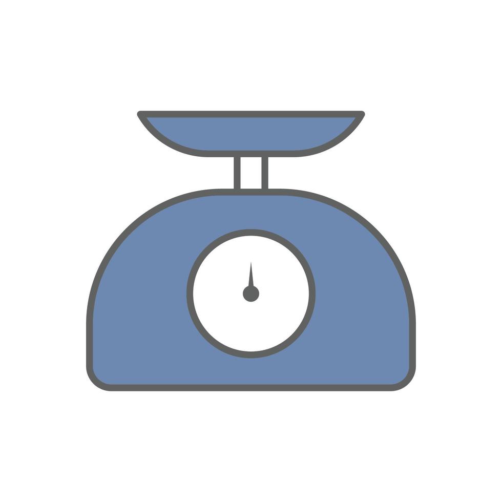 Item scale icon illustration. suitable for maximum delivery icon. icon related to logistic, delivery. Two tone icon style. Simple vector design editable