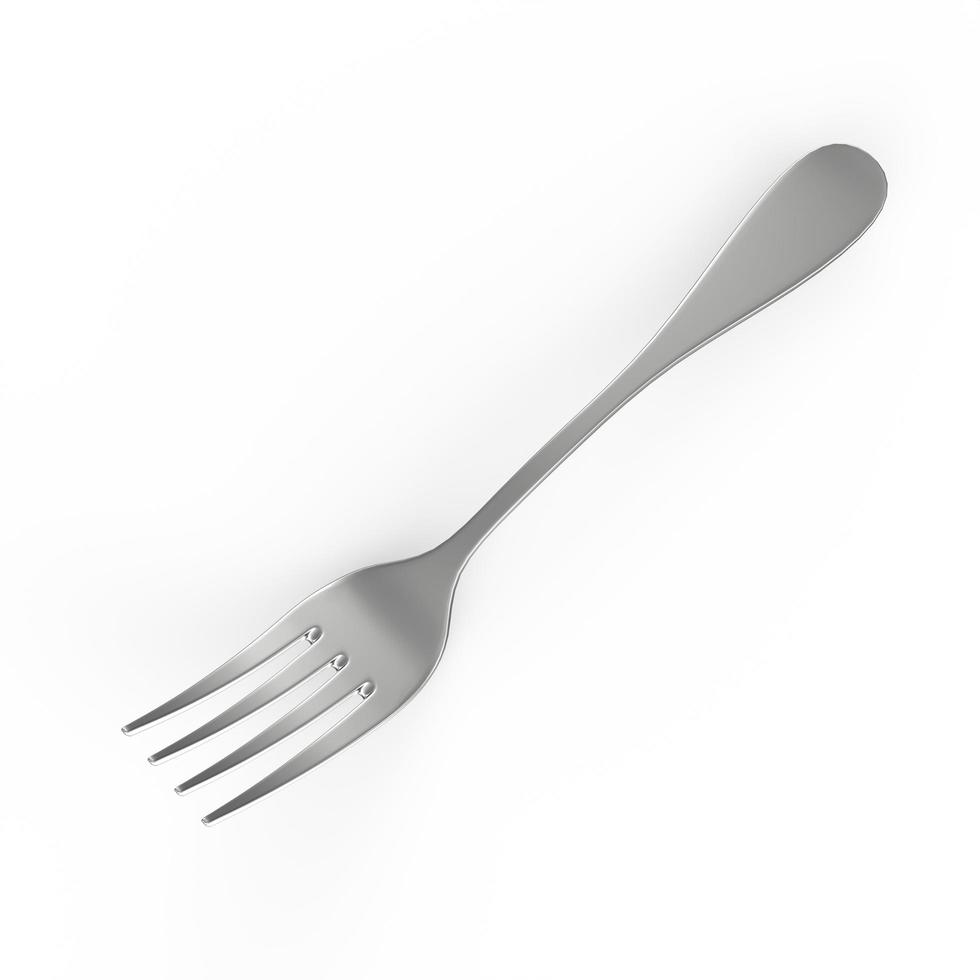 Fork isolated on background photo