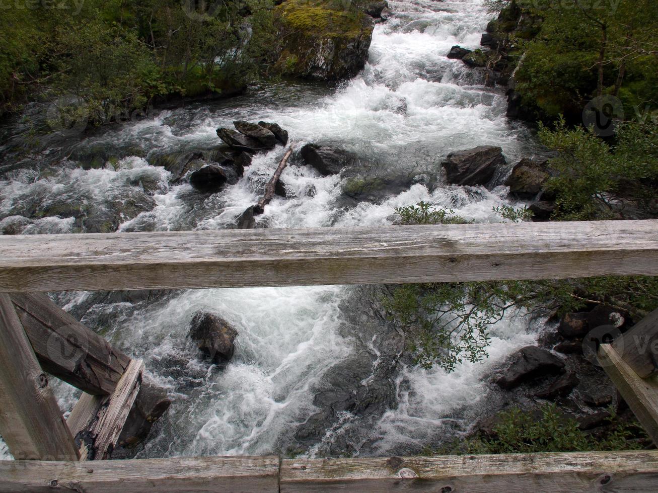 hermosos fiordos de noruega foto