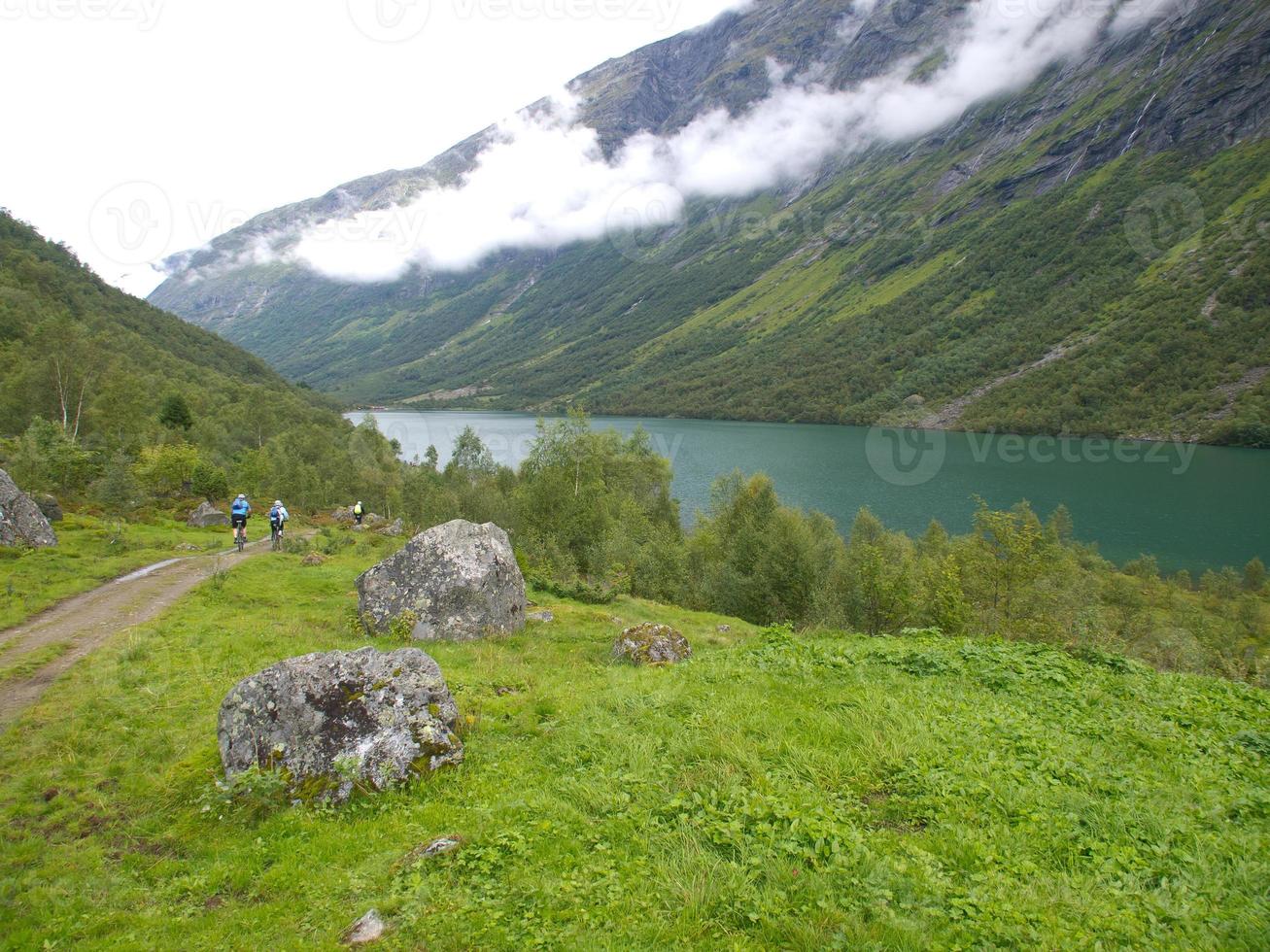 beautifull fjords of norway photo