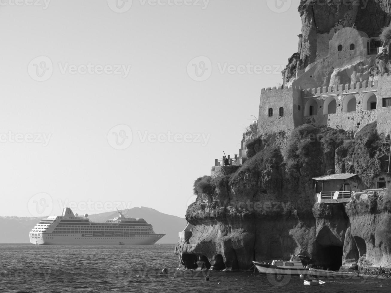 the greek island santorini photo