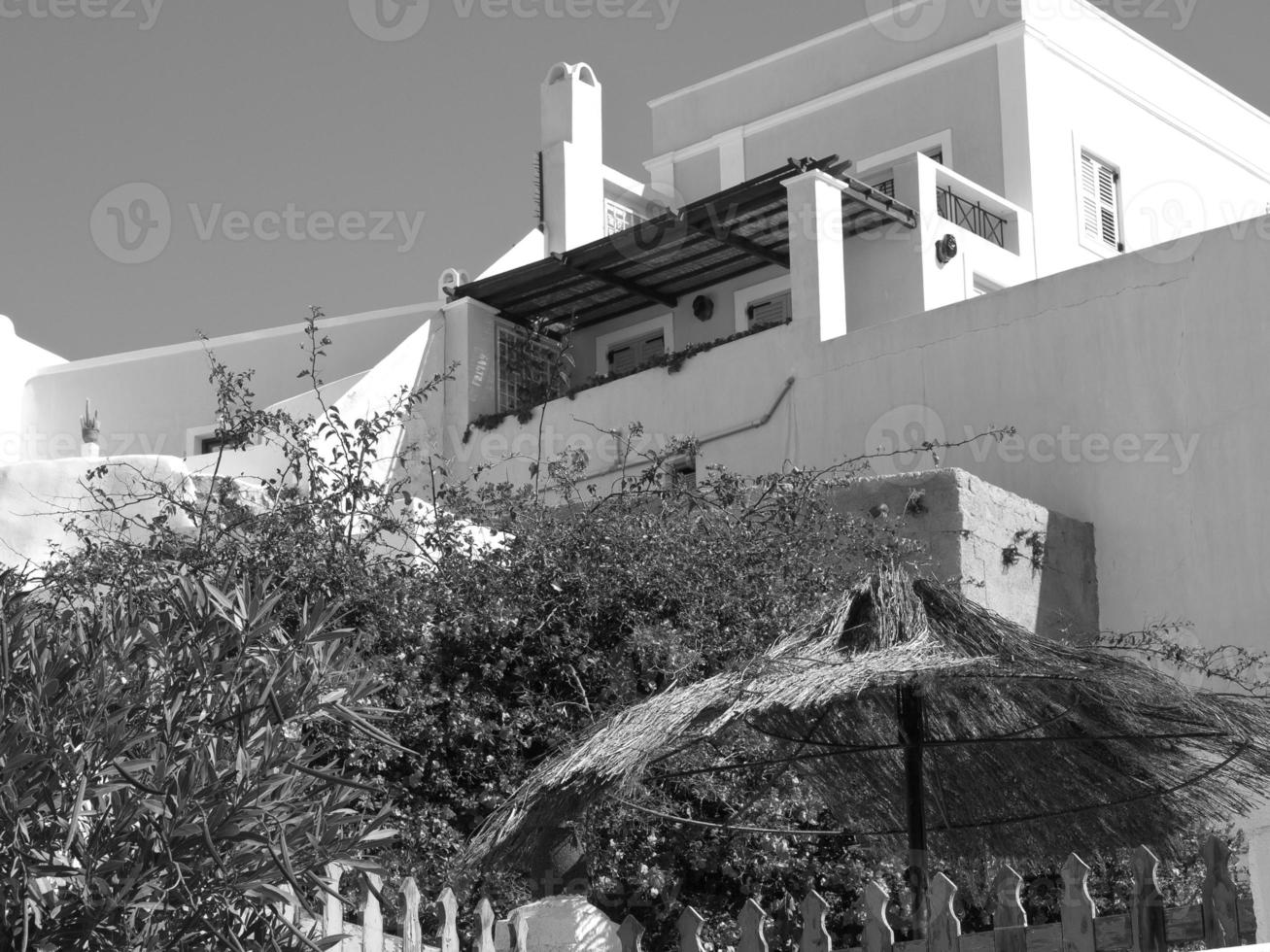 isla de santorini en grecia foto