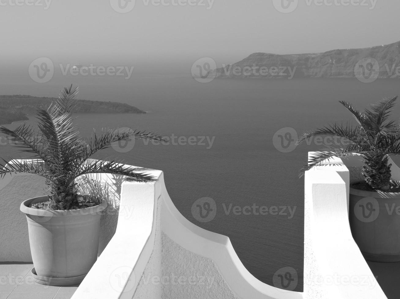 Santorini island in greece photo
