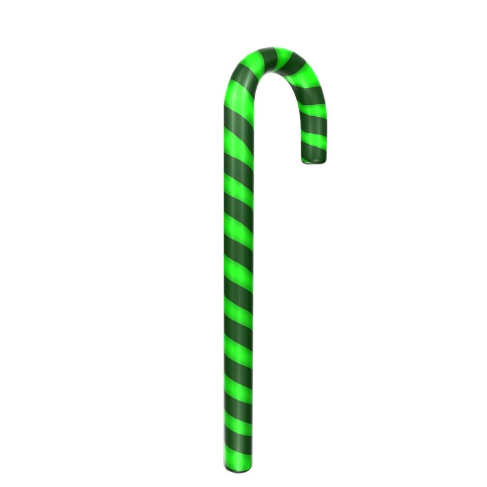 christmas cane isolated on background photo