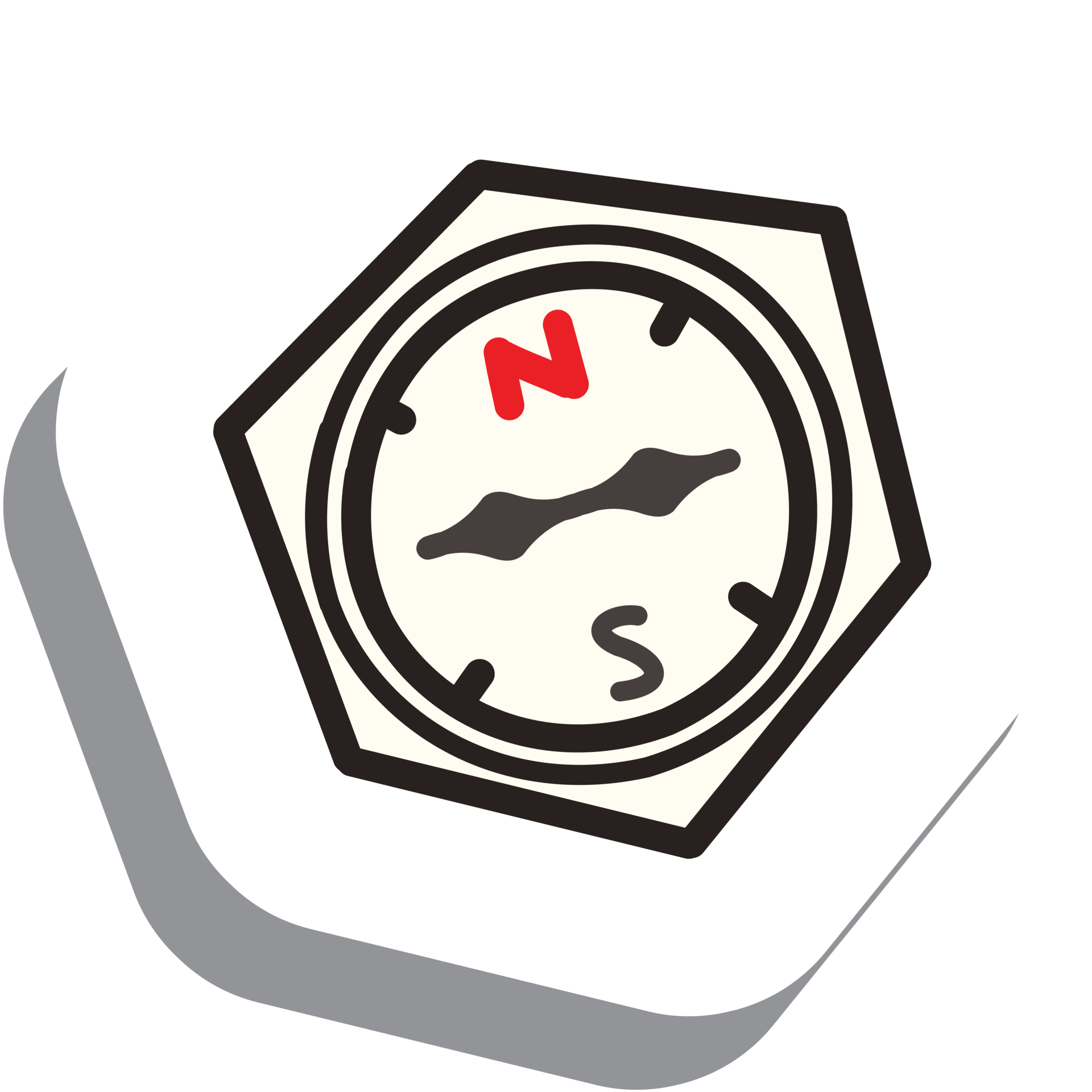 Aesthetic Cute Sticker Directional Compass Bullet Journal 16731423 PNG