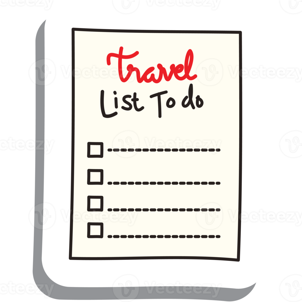 Aesthetic Cute Sticker List of Holiday Lists Bullet Journal png