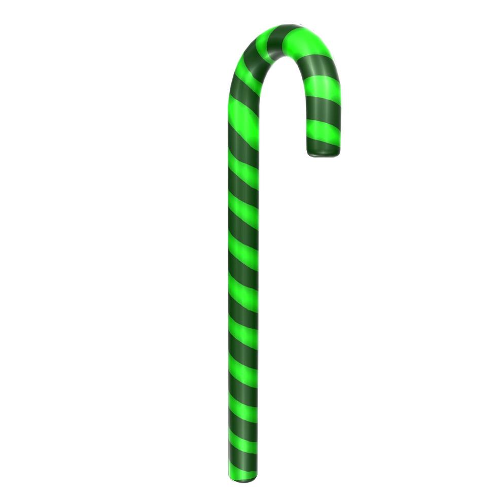 christmas cane isolated on background photo