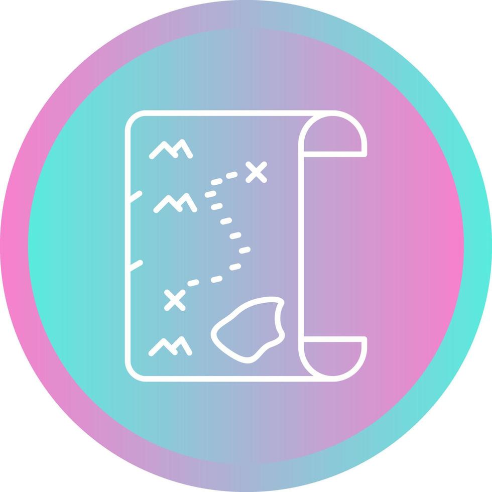 Pirate Map Vector Icon
