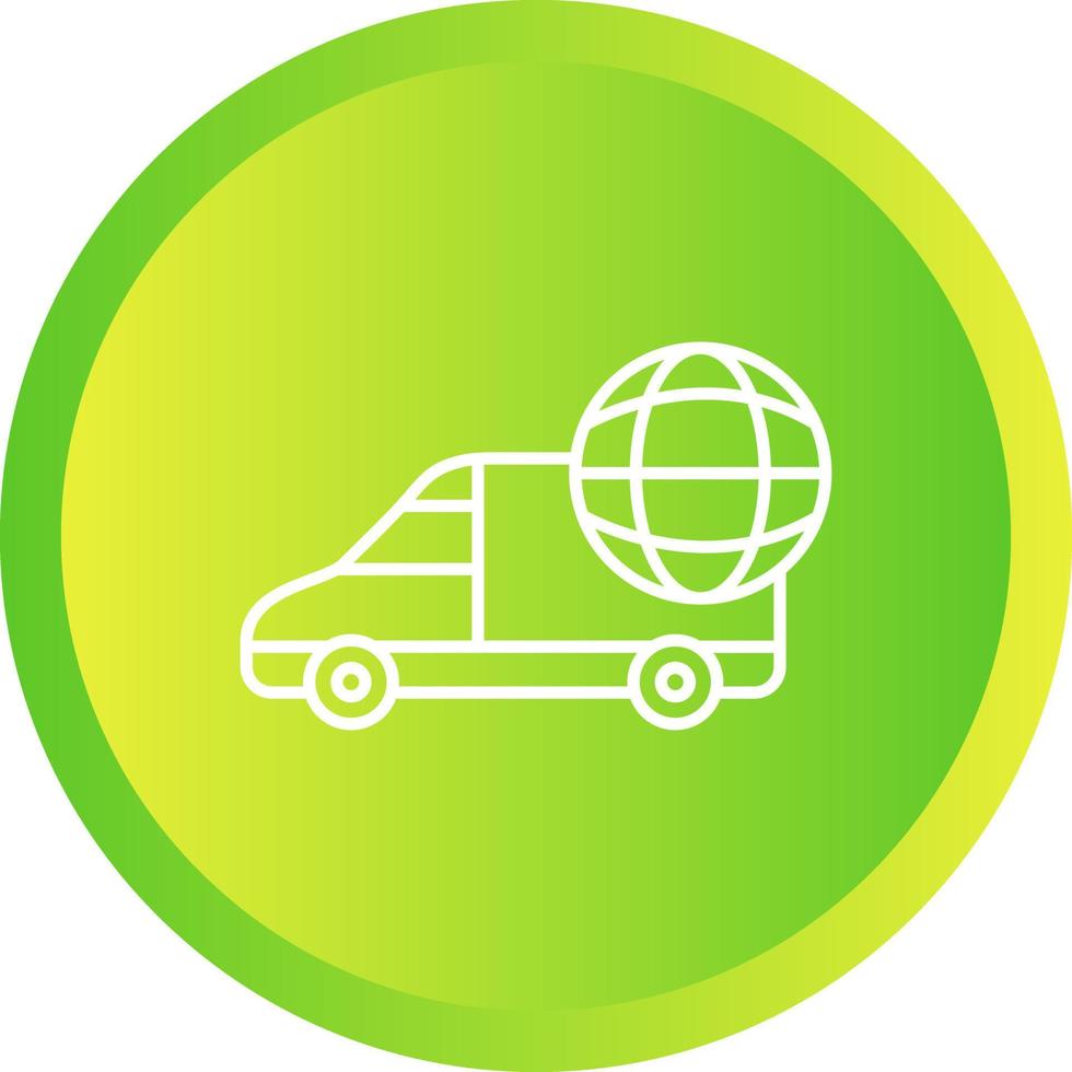 Global Delivery Vector Icon