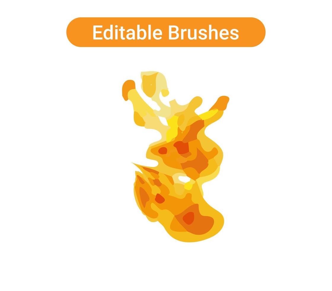 Brush strokes Pro vector