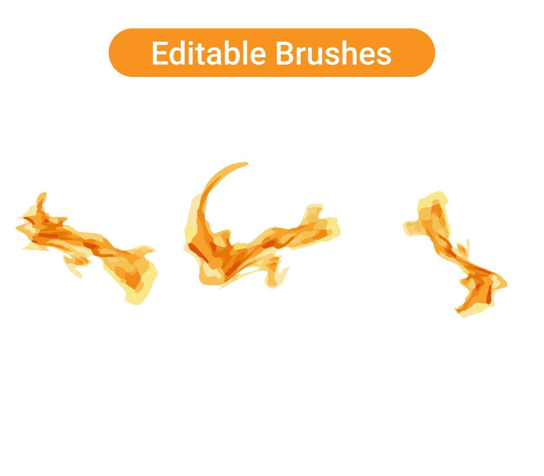 Brush strokes Pro vector