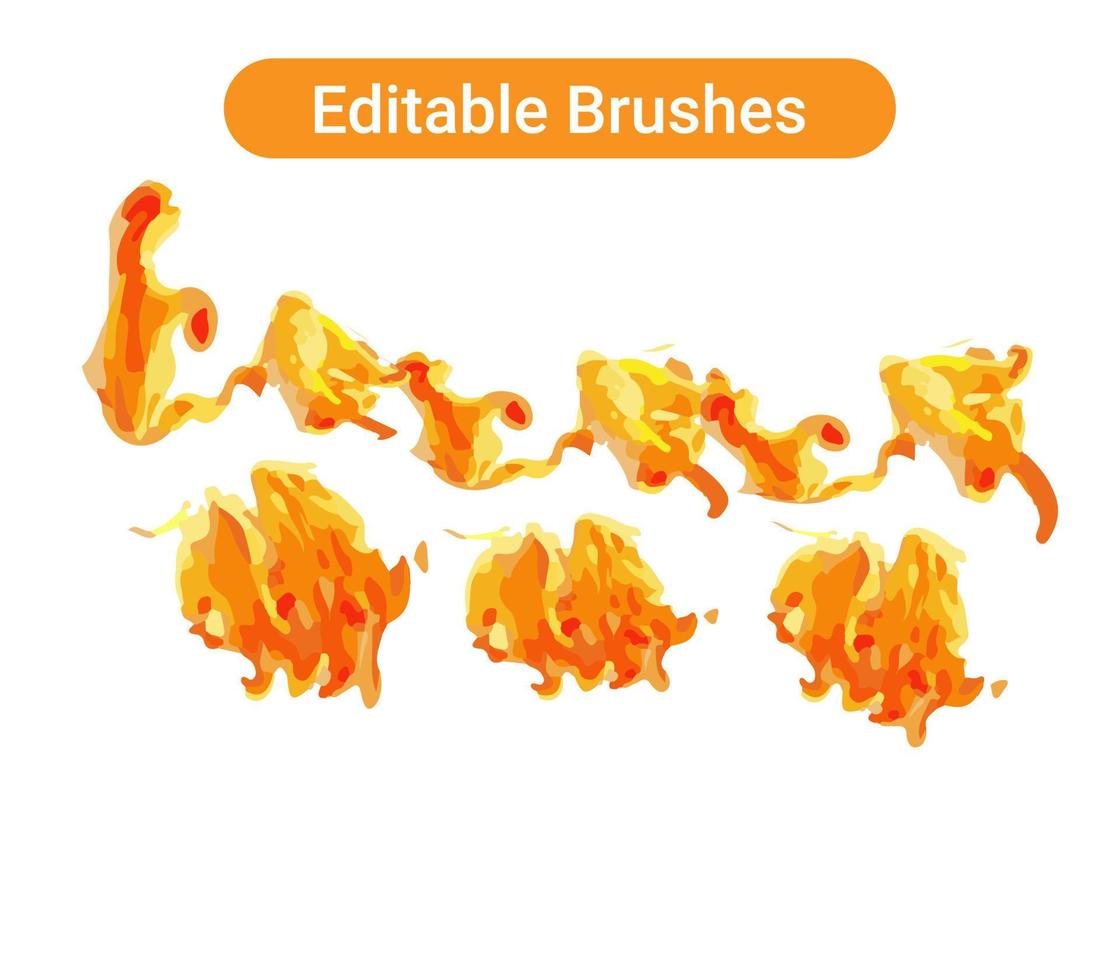 Brush strokes Pro vector