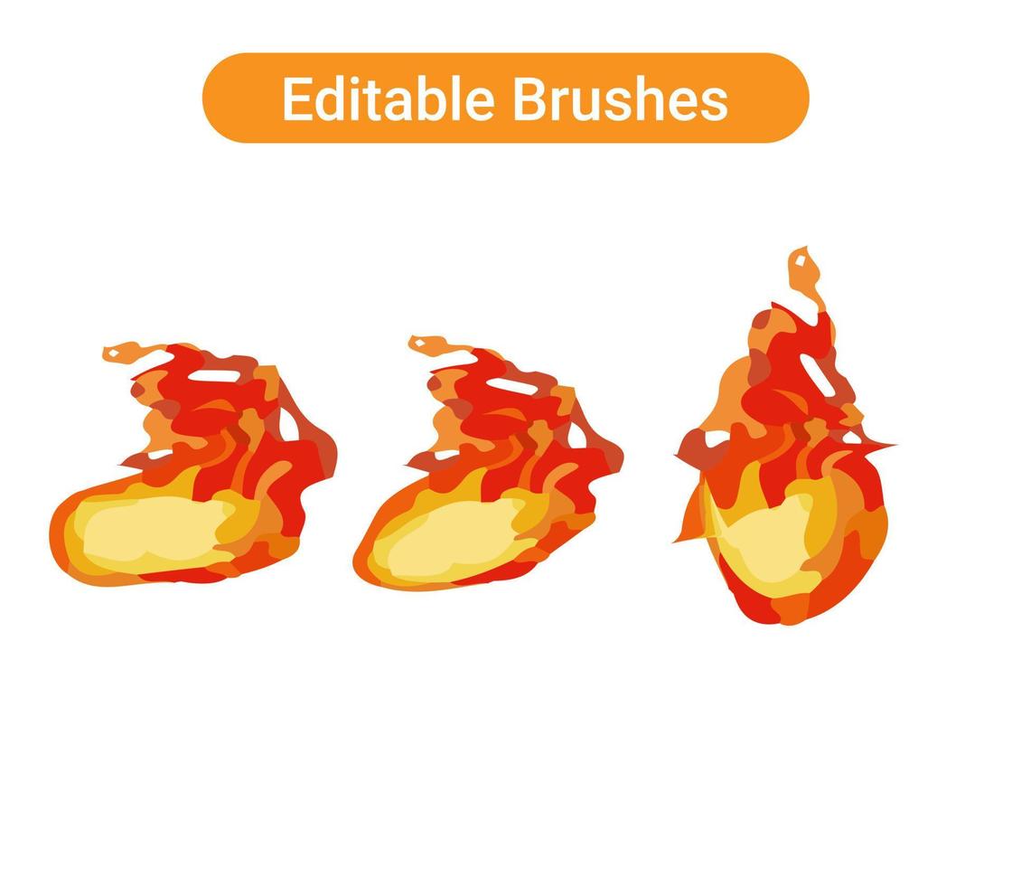 Brush strokes Pro vector