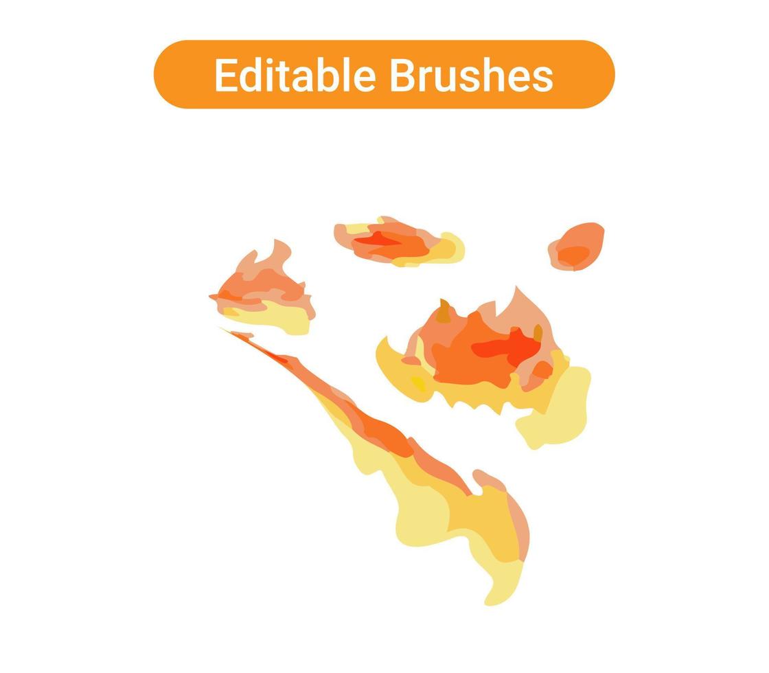 Brush strokes Pro vector