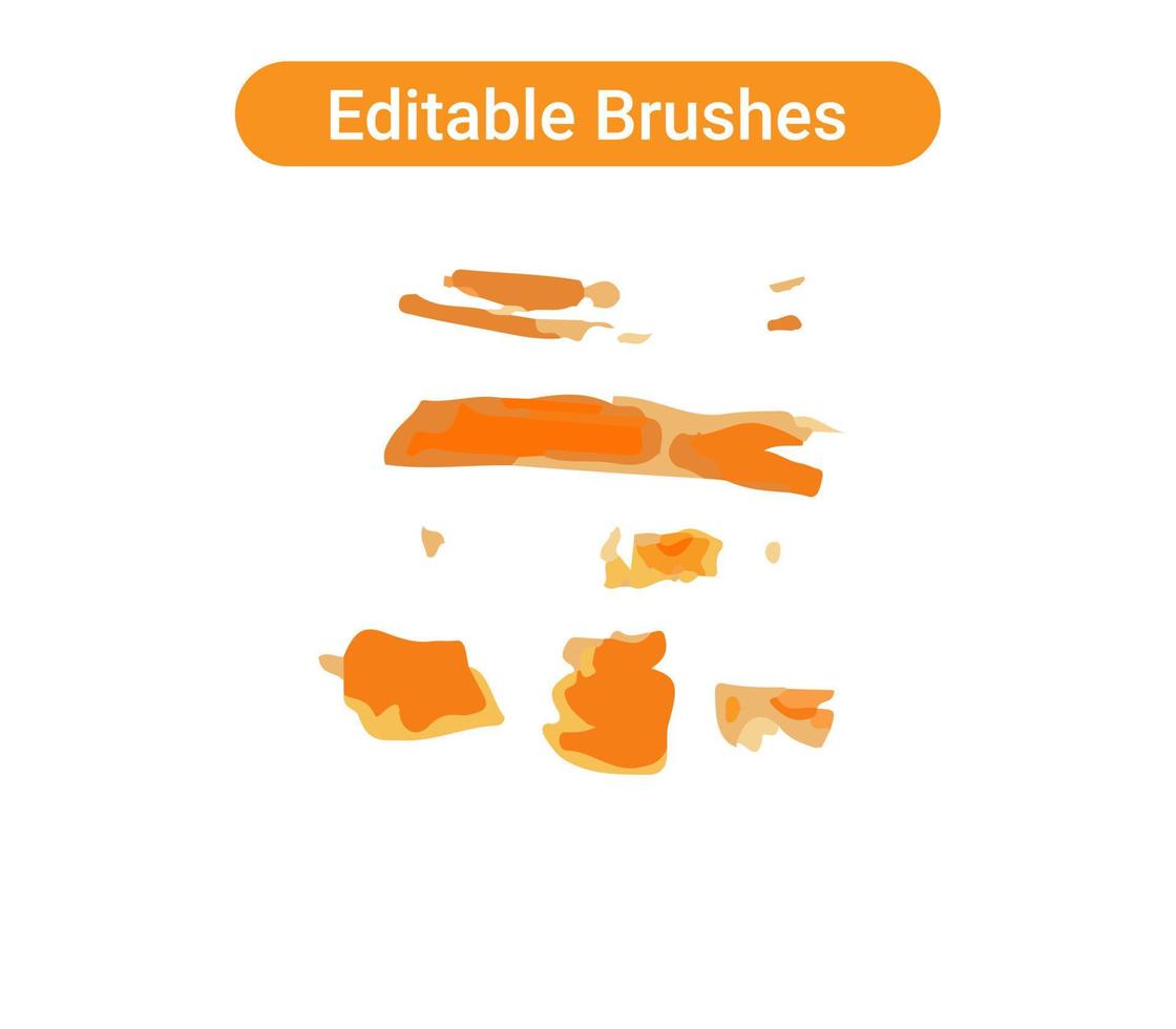 Brush strokes Pro vector