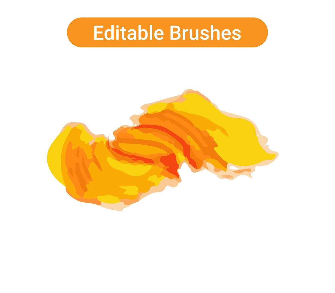 Brush strokes Pro vector