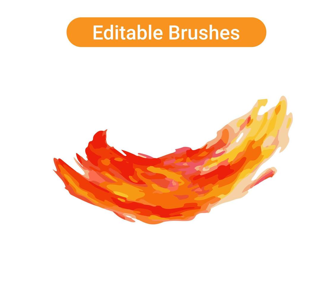 Brush strokes Pro vector