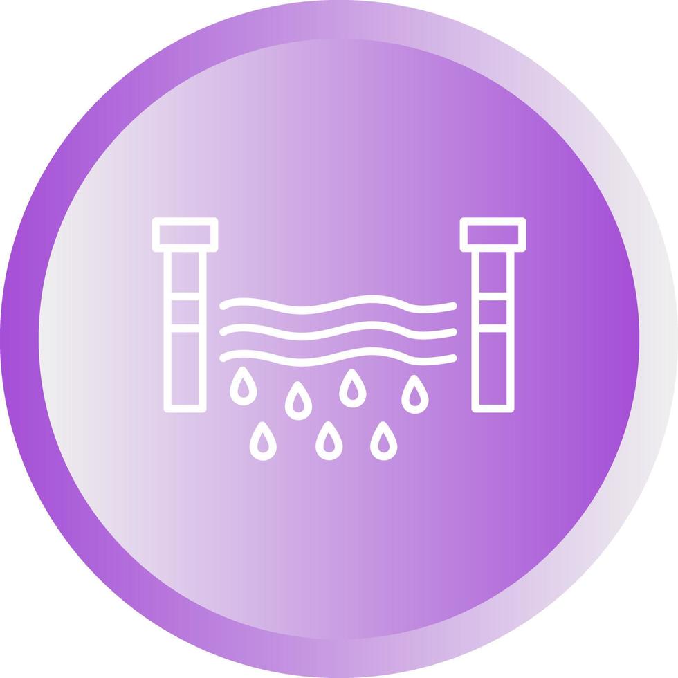 Water Dam Vector Icon