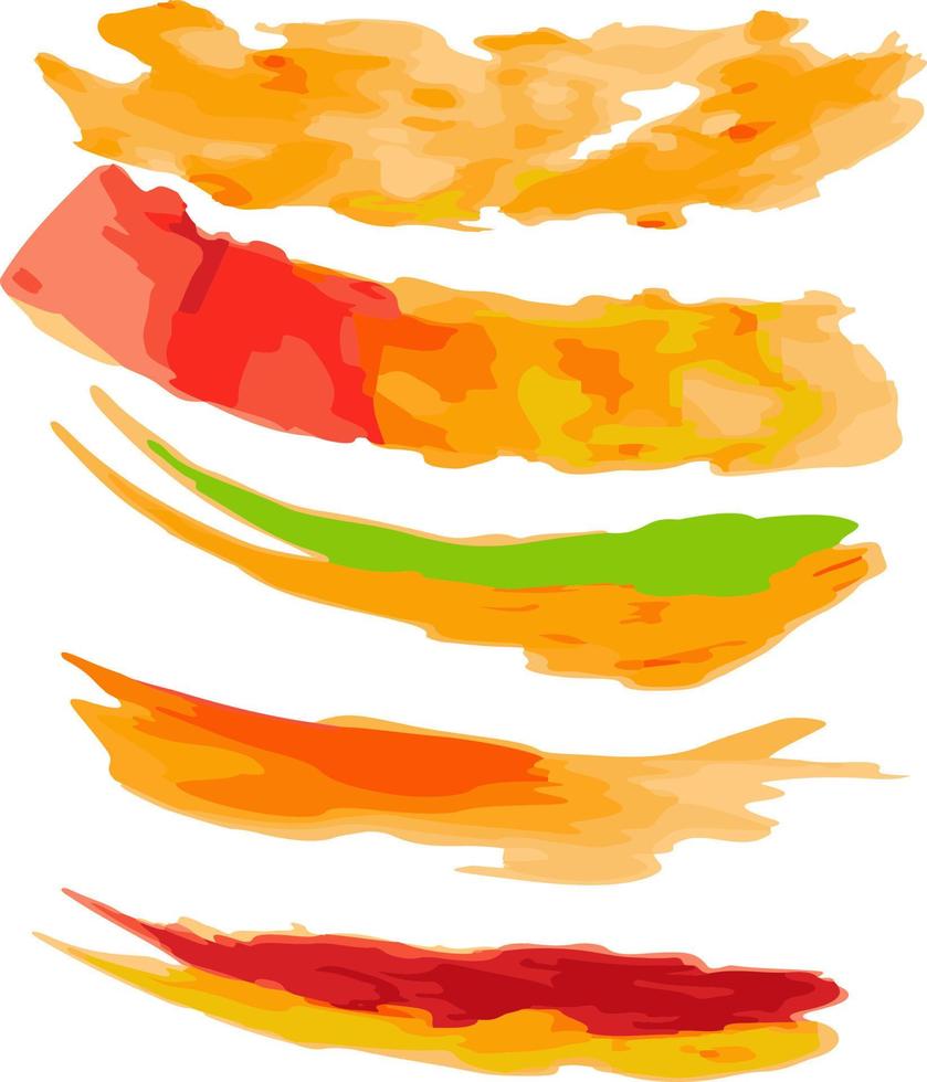 Brush strokes Pro vector