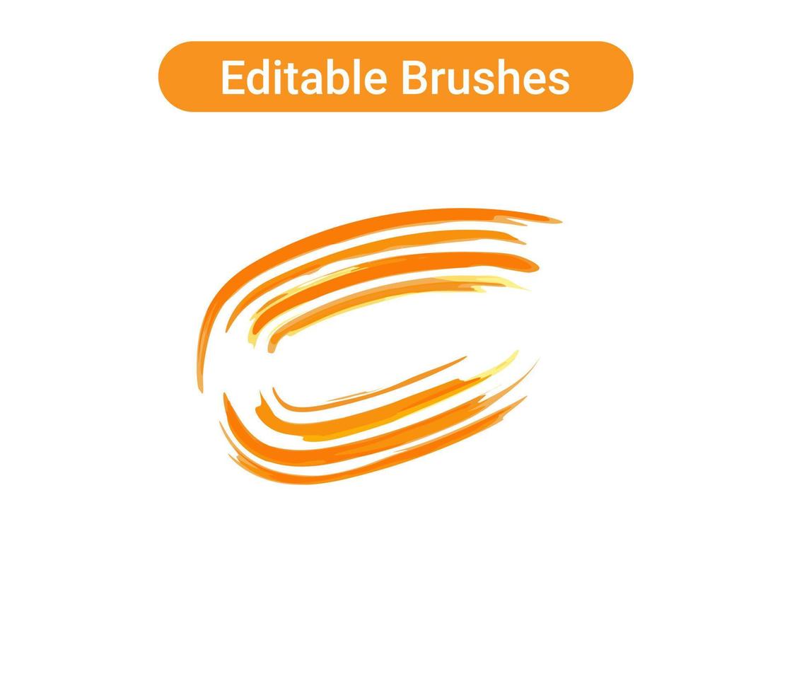 Brush strokes Pro vector