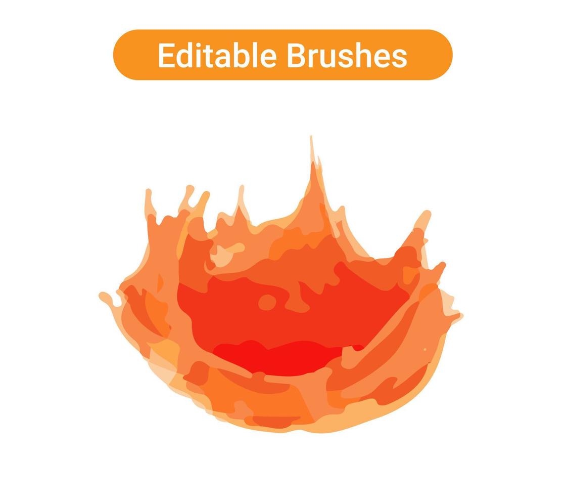 Brush strokes Pro vector