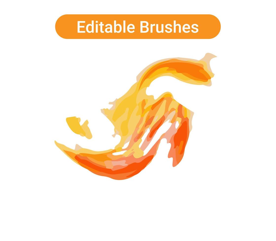 Brush strokes Pro vector